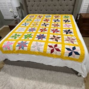 Handmade 8 Point Star Quilt